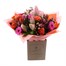 Cerise and Orange Hand Tied Floral BouquetAlternative Image4