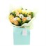 Mother's Day Peach and Lemon Rose with Freesia Hand Tied Floral Bouquet Alternative Image