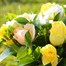 Mother's Day Peach and Lemon Rose with Freesia Hand Tied Floral Bouquet Alternative Image