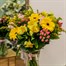 Pink and Yellow Hand Tied Floral Bouquet Alternative Image