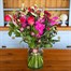 Mother's Day Pretty Pink Hand Tied Floral Bouquet Alternative Image