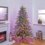 National Tree 2.25m (7.5ft) Greensburg Fir Pre Lit Artificial Christmas Tree (PEGR-307DB-75) Alternative Image