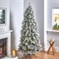 National Tree 2.28m (7.5ft) Frosted Calgary Pre Lit Artificial Christmas Tree (CAG8-304LB-7) Alternative Image