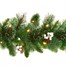 National Tree 2.7m (9ft) Glittery Crestwood Artificial Christmas Pre Lit Garland (CWG2-300-9B-B) Alternative Image