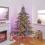 National Tree 2m (6.5ft) Jamestown Fir Pre Lit Artificial Christmas Tree (PEJT-307DB-65) Alternative Image