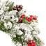 National Tree 60cm (2ft) Snowberry Pine Artificial Christmas Pre Lit Wreath (PESY8-300-24WB) Alternative Image