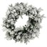National Tree 60cm (2ft) Snowy Dorchester Artificial Christmas Pre Lit Wreath (PEDH2-300-24WB) Alternative Image