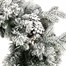 National Tree 60cm (2ft) Snowy Dorchester Artificial Christmas Pre Lit Wreath (PEDH2-300-24WB) Alternative Image