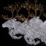 Noma 6m Winter Wonderland Sleigh Ride With 8 Reindeer Christmas Light Decoration (2524049) Alternative Image
