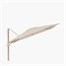 Pacific Lifestyle Challenger Teak T2 2.6m x 3.5m Rectangular Champagne Free Arm Cantilever Parasol Alternative Image