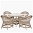 Pacific Lifestyle Pattaya 4 Seat Outdoor Garden Furniture Dining Set Alternative Image