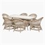 Pacific Lifestyle Pattaya 6 Seat Outdoor Garden Furniture Dining Set Alternative Image