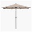 Pacific Lifestyle Taupe 3m Riva Round Garden Parasol (7104E) Alternative Image