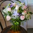 Pastel Roses & Freesia Cut Flower Hand Tied BouquetAlternative Image2