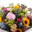 Peonie and Sunflower Hand Tied Floral Bouquet Alternative Image