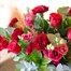 Pink and Red Romance Hand Tied Floral BouquetAlternative Image1