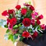 Pink and Red Romance Hand Tied Floral BouquetAlternative Image2