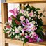 Pink Rose & Lily Cut Flower Hand Tied BouquetAlternative Image2