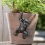 Potty Feet Decorative Pot Buddies - Antique Bronze Chimpanzee (PB0007)Alternative Image1