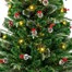 Premier 1.2M (4ft) New Jersey Fibre Optic Artificial Christmas Tree with Berries & Pinecones (FT227069) Alternative Image
