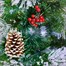 Premier 1.2m (4ft) Snow Tipped Artificial Christmas Tree With White LED Pinecones & Star (FT183119) Alternative Image