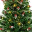Premier 1.8M (5ft) New Jersey Fibre Optic Artificial Christmas Tree with Berries & Pinecones (FT227071) Alternative Image