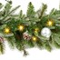 Premier 1.8m (6ft) Silver Decoration Artificial Pre Lit Christmas Garland With 60 LED Lights (TG236206) Alternative Image