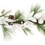 Premier 1.8m Frosted Eucalyptus Garland with Baubles & Cones (DF267037) Alternative Image