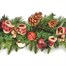 Premier 1.8m Red Bow Artificial Christmas Garland with Baubles & Cones (DF237039) Alternative Image