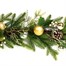 Premier 1.8m Silver & Gold Artificial Christmas Garland with Holly Leaves & Cones (DF257010) Alternative Image