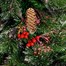 Premier 1.8m (6ft) Snow Tipped Artificial Fibre Optic Christmas Tree with Cones & Berries (FT141111) Alternative Image