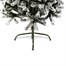 Premier 2m (6.5ft) Flocked Spruce Pine Slim Skinny Artificial Christmas Tree (TR650SEF) Alternative Image
