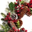 Premier 50cm Berry & Cone Artificial Christmas Wreath with Bay Leaves (DF257002) Alternative Image