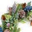 Premier 50cm Eucalyptus Thistle Artificial Christmas Wreath with Blackberry & Cones (DF247276) Alternative Image