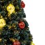 Premier 80cm Green Fibre Optic Artificial Christmas Tree with LED Baubles & Star (FT213401) Alternative Image