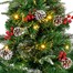 Premier 80cm New Jersey Fibre Optic Artificial Christmas Tree with Berries & Pinecones (FT227068) Alternative Image