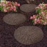 Primeur Garden Rubber Stepping Stone Cracked Log Earth (P00014780) Alternative Image
