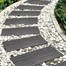 Primeur Garden Stepping Stone Railroad Tie Grey (P00018283)Alternative Image1