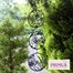 Primus Black Bee, Butterfly & Dragonfly Silhouette Hanging Garden Decor Trio Spinner (PT2603BK)Alternative Image1