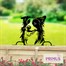 Primus Metal Collie Peeking Dog Garden Decor Silhouette (PF1017)Alternative Image1