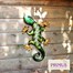 Primus Metallic Green Gecko Garden Decor Wall Art (PA7000)Alternative Image1