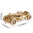 Robotime Grand Prix Car 3D Wooden Puzzle (MC401)Alternative Image4
