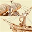 Robotime Sailing Ship Modern 3D Wooden Puzzle (TG305)Alternative Image2