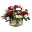 Seasons Greetings Christmas Floral Hat Box Arrangement - LargeAlternative Image3