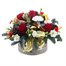 Seasons Greetings Christmas Floral Hat Box Arrangement - MediumAlternative Image3