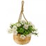 Smart Garden Faux Flower Blossom Basket Bouquet - Cream (5040061)Alternative Image1