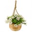 Smart Garden Faux Flower Blossom Basket Bouquet - Cream (5040061) Alternative Image