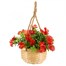 Smart Garden Faux Flower Blossom Basket Bouquet - Red (5040061) Alternative Image