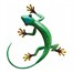 Smart Garden Gecko Metal Wall Art - Emerald (5032059) Alternative Image