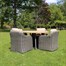 Sunnii Carmel 4 Seat Round Outdoor Garden Furniture SetAlternative Image1